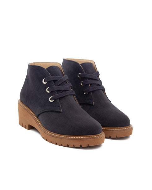 Botín Marino Suela Combat Cordones 13007